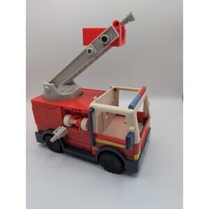 2018 Bluey Firetruck with Spinnable Ladder and Retractable Hose Children's Toy